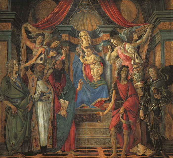 San Barnaba Altarpiece (Madonna Enthroned with Saints) gfj